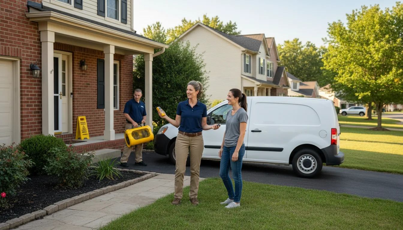 Water restoration image for Water Damage & Restoration Services in Sikeston, MO